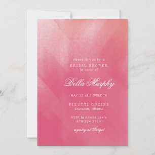 Convite Chá de panela Bright Boho Ombre