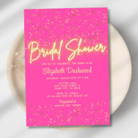Chá de panela Brilhante Dourado Rosa Moderno