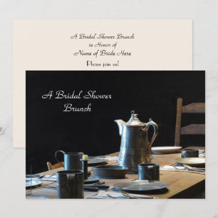 Convite chá de panela Brunch — Antiga Mesa Oeste 