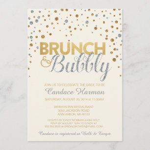 Convite Chá de panela Brunch e Borracha