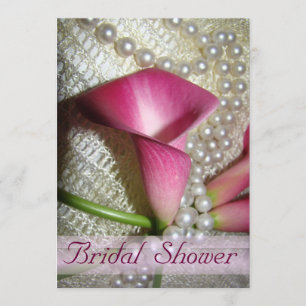 Convite Chá de panela Calla Lílias