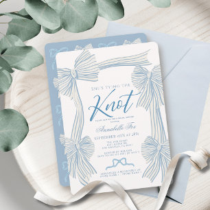 Convite Chá de panela Casando Arco Azul Coquette