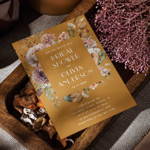 Chá de panela Castanho | Elegante Boho Rustic