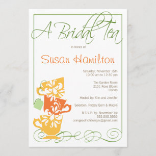 Convite Chá de panela - chá