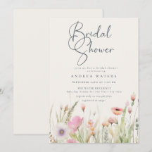 Chá de panela Chic Boho de Flor Selvagem