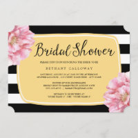 Chá de panela Chic Floral / Amarelo