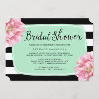 Chá de panela Chic Floral / Mensagem