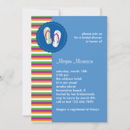 Convite Chá de panela Chinelos