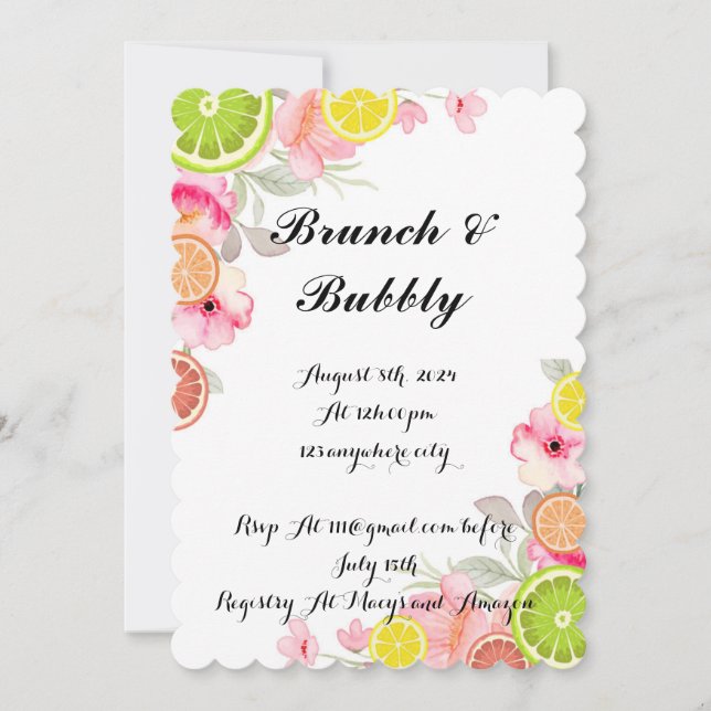 CONVITE CHÁ DE PANELA CITRUS (Frente)