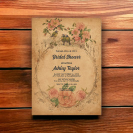 Convite Chá de panela Clássico do Meio século Retroativo V