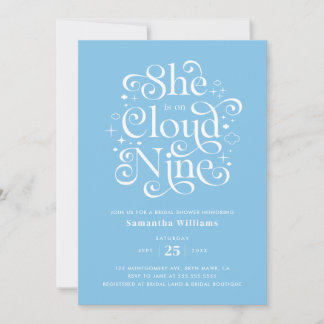 Convite Chá de panela Cloud 9