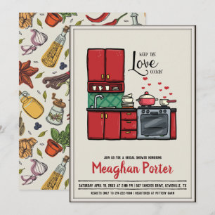 Convite Chá de panela com cozinhar