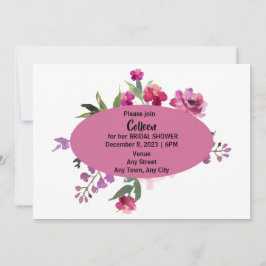 Convite Chá de panela com texto editável