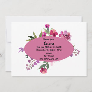 Convite Chá de panela com texto editável