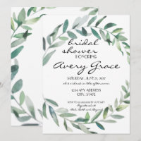Chá de panela Convidado - Casamento Verde