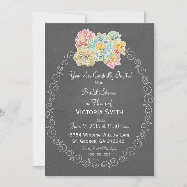 Convite Chá de panela Correspondente A1 Melhor Quadro - (Frente)