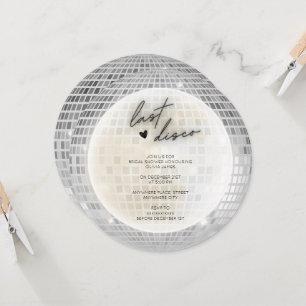 Convite Chá de panela da última discoteca