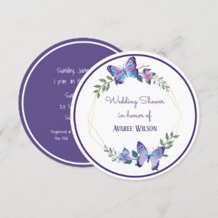 Convite Chá de panela das flores das aguarelas