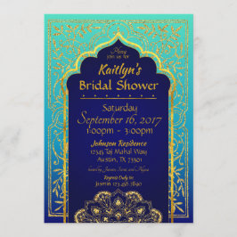 Convite Chá de panela das Noites de Bollywood Arabian