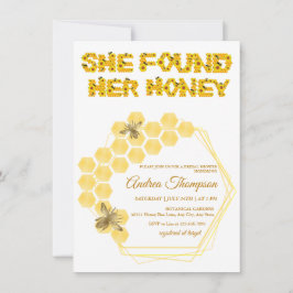 Convite Chá de panela de abelhas | Ela Encontrou Seu Mel