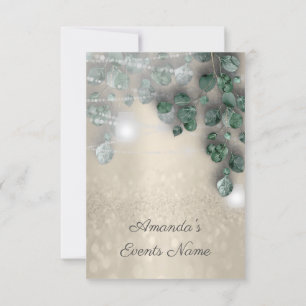 Convite Chá de panela de aniversário Light Jar Rustic Sepi