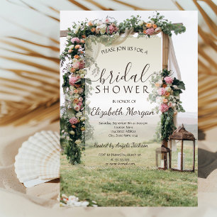 Convite Chá de panela de Arbor Lanterna de Casamento