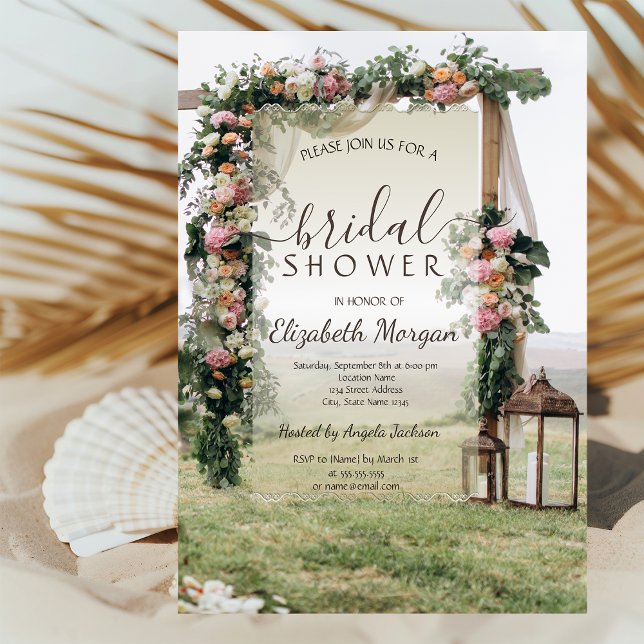 Convite Chá de panela de Arbor Lanterna de Casamento (Criador carregado)