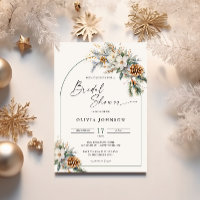 Chá de panela de Arco Floral Branco da Árvore Pinh