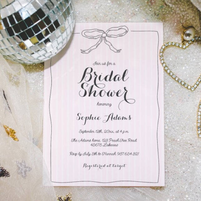 Convite Chá de panela De Arco Simples, Quente, Quente (Criador carregado)