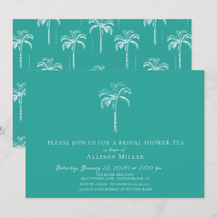 Convite Chá de panela de Árvore Tropical