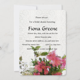 Convite chá de panela de Azalea Rosa do Amor