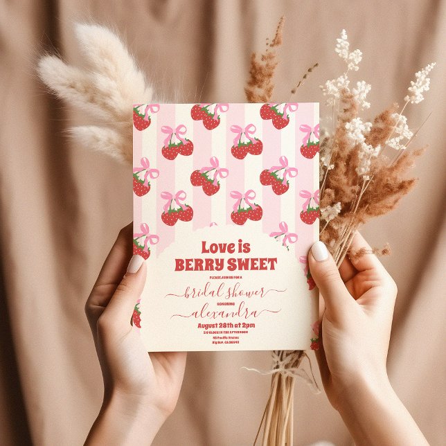 Convite Chá de panela de bagas doces (Criador carregado)