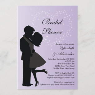 Convite Chá de panela de Beijo Bonito no Casal do Amor