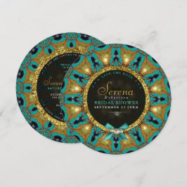 Convite Chá de panela de Bóhemo Sunflower Mandala