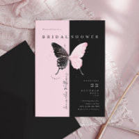 Chá de panela de borboleta preta rosa