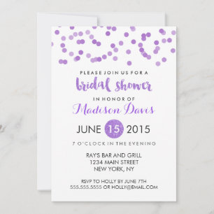 Convite Chá de panela de Brilho Puro