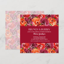 Chá de panela de Brunch e Bubble Floral