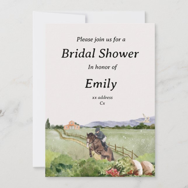 Convite Chá de panela de caça à raposa (Frente)