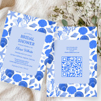 Chá de panela de Capas de Água Azul de Praia QR PE