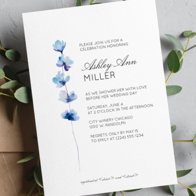 Convite Chá de panela de Casamento de Detalhes Florais Mín (Criador carregado)