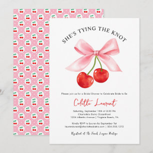 Convite Chá de panela de Casando de Cherry