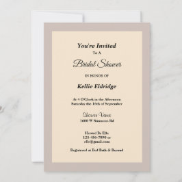 Convite Chá de panela de Champagne