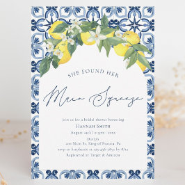 Convite Chá de panela de compressão principal de limão med