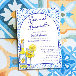 Convite Chá de panela de Coquetel Italiano Love & Limoncel