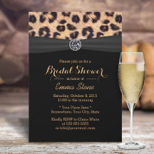 Chá de panela de Diamante Preto do Leopardo Modern