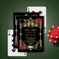 Chá de panela de Estilo Gatsby Gam Dourado Fleur-d