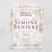 Chá de panela de Filigree Dourado Rococo