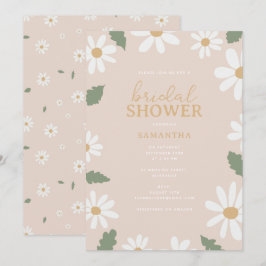 Convite Chá de panela de Flor de Daisy