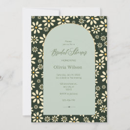 Convite chá de panela de flor de jasmim