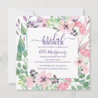 Chá de panela de Flor Selvagem Púrpura, rosado e p